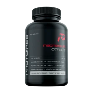 ProteinCo | Pure Magnesium Citrate | 500 mg | Muscle Recovery, Relieves Muscle Cramps | Men & Women | 120 capsules
