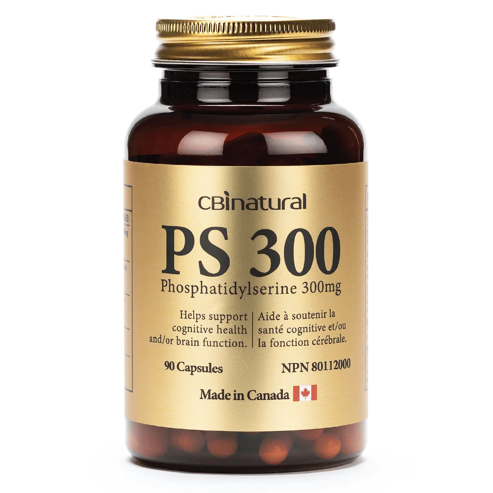 Phosphatidylserine 300mg, Memory, Focus & Cognitive Support, 90 Vegan Capsules (3-Month Supply), Non-GMO, Gluten Free